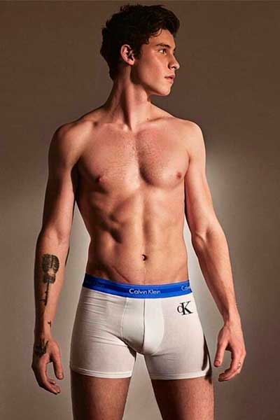 Shawn demuestra que un buen abdomen dice más que mil palabras.